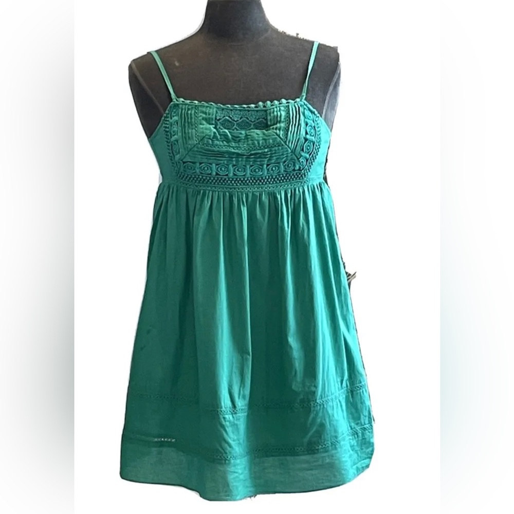 Ya Los Angeles Green Mini Dress, Open Back Sz S